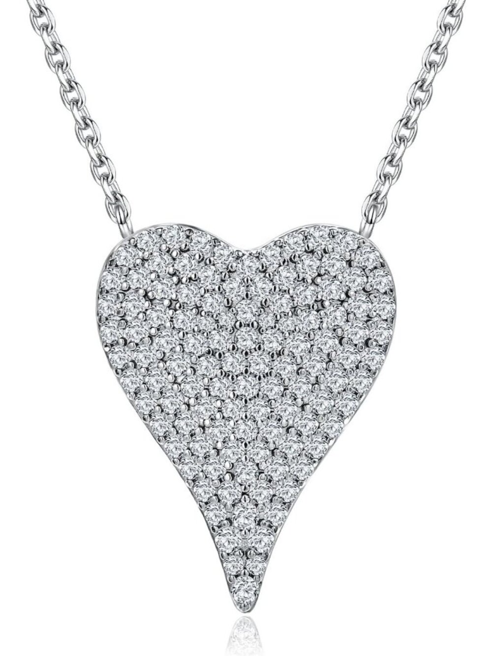 14K Gold Plated Birthstone Pendant Necklace for Women - Pave Design, Elegant